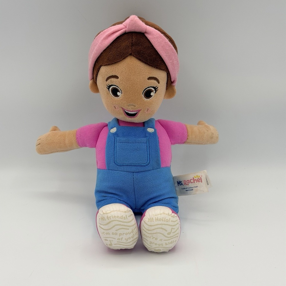 Ms. Rachel Official Cuddle & Comfort Doll 11" Plush Toy Miss Rachel